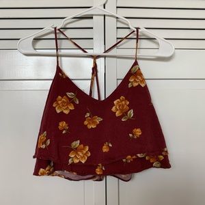 flowy floral tank top🤍